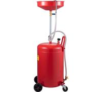 SucceBuy r?servoir de vidange d'huile usag?e de 20 gallons, r?servoir de vidange portable ? air avec hauteur d'entonnoir et roues r?glables pour faciliter le retrait de l'huile et le transfert des liq