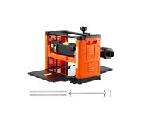 SucceBuy Raboteuse à Bois Electrique 2 Lames Table de Travail Largeur 33cm Double Rouleau