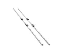 SucceBuy Guides Linéaires HGR20, 2 pièces de 2000 mm avec 4 blocs coulissants, ensemble résistant à la corrosion et précis, idéal pour les projets de bricolage, les fraiseuses CNC, les tours, les frai
