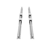 Guides linéaires SucceBuy SBR25, jeu de 2 rails de 1200 mm de long et 4 blocs coulissants, arbre entièrement monté sur roulements, convient pour les machines de découpe, de meulage, de fraisage, de pe