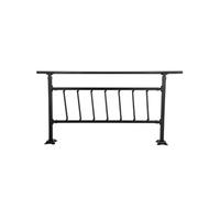 SucceBuy Rampe d'Escalier 83,5x172,5cm Pour 1-4 Marches Angle Réglable 0-50° Pour Balcons