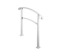 SucceBuy Rampe d'Escalier Pour 3 Marches en Fer Forgé Hauteur Maximale Des Marches 52,5cm