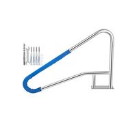 SucceBuy Rampe Piscine Inox 139,7x81,2cm Capacité 115kg Avec Housse Poignée 1,2m 4 Ancres
