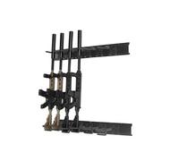 SucceBuy Râtelier D'Armes Verticale 6 Emplacements 40x28x10cm Capacité 81,6kg Acier