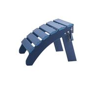 SucceBuy Lot de 2 ottomans HDPE Adirondack 18,7L x 18,9B x 13,8H pouces, pliables, bleu