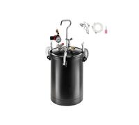 SucceBuy Réservoir de Peinture Sous Pression 15L Pression Réglable 60 PSI Avec Pistolet