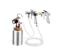 SucceBuy Réservoir de Peinture Sous Pression 2L 0,31 MPa Avec 2 Pistolets de Pulvérisation