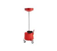 SucceBuy Réservoir de Vidange Huile Usagée 30L Avec Entonnoir Réglable en Hauteur