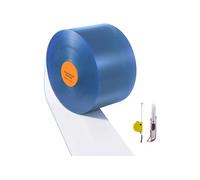 SucceBuy Rideau à Lanière PVC 2500x30,5cm Transparent Epaisseur 0,3cm Pour Entrepôt