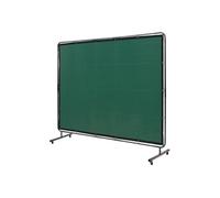 SucceBuy Rideau de Soudage Avec Cadre Rideau Mobile Professionnel en Vinyle 180×240cm