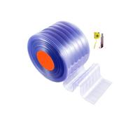 SucceBuy Rideau Lanière PVC 4572x30cm Transparent Isolation Thermique Coupe Vent