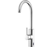 SucceBuy Robinet de lavabo sans contact (argent chromé) pour salle de bains, robinet automatique à capteur,manuelle, robinet d'évier, mitigeur de lavabo pour toilettes et zones de lavage