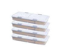 SucceBuy Sacs de Rangement Sous Lit Avec Roulettes 80,5x39,6x17,5cm Pour Vêtements