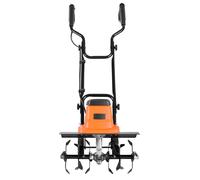 SucceBuy : sarcleuse électrique avec une largeur de travail de 45 cm, une profondeur de travail de 22 cm, un moteur de 1 500 W, des dents en acier et un guidon rabattable, idéale pour l'entretien du j