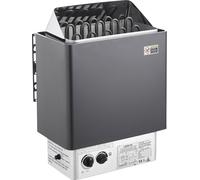 SucceBuy, sauna électrique, 8 kW, 400 V, 3N, appareil de chauffage portable pour intérieur et extérieur, avec minuterie de 3 heures, système de contrôle intégré pour un volume de 8 à 12 m³, idéal pour