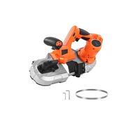 SucceBuy Scie à Ruban Portative 20V Profondeur de Coupe 6,5cm Avec Crochet de Suspension