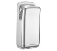 SucceBuy : sèche-mains électrique vertical avec filtre HEPA, moteur 19 000 tr/min et double flux d'air, sèche-mains automatique ABS à ions négatifs, fixation murale, couleur argent, idéal pour un usag