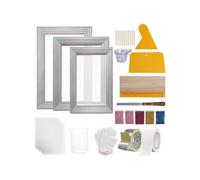 SucceBuy Sérigraphie Cadre Lot De 3 En Aluminium 25,4x35,6cm/20,3x30,48cm/15,2x25,4cm