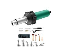 SucceBuy Soudeur Plastique à Air Chaud 1600W 50°C-600°C Avec 17 Accessoires Boîte à Outil