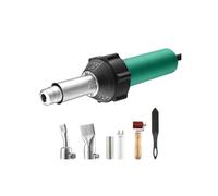 SucceBuy Appareil de soudage à air chaud pour plastique, pistolet à air chaud 1600 W,122-1112℉ Pistolet de soudage à air chaud pour PVC/TPO/vinyle, kit de soudage de toiture en plastique 5 pièces et 2