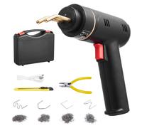 SucceBuy soudeuse en plastique sans fil 120W pistolet de soudage en plastique pistolet de soudage à agrafes chaudes Rechargeable Kit de réparation de pare-chocs de voiture en plastique
