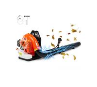 SucceBuy 79CC Souffleur de feuilles à essence 2 temps en sac à dos, volume d'air 930 CFM, vitesse 184 MPH, entretien de la pelouse, déneigement