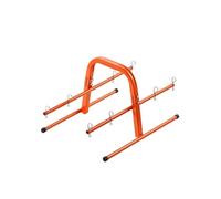 SucceBuy Support de Bobines de Fil Capacité 45kg Montage Rapide et Simple Orange Métal