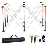 SucceBuy Support de montage portable et pliable (1264 x 1264 x 733 mm), établi pliable avec une capacité de charge de 1589 kg et sac de rangement (sans plateau) pour garage et atelier