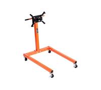 SucceBuy Support Moteur D'Atelier Capacité 590kg 6 Points D'Ancrage Réglables Orange