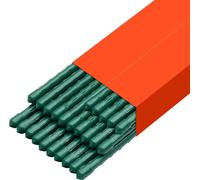 SucceBuy Support pour plantes grimpantes, paquet de 25, tuteur pour plantes ⌀11x1800 mm, tuteur métallique pour tomates plastifié, support pour plantes avec extrémité pointue et picots antidérapants p
