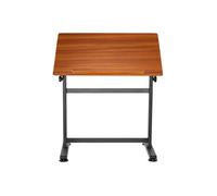 SucceBuy Table à Dessin Avec Cadre en H Noir et Plateau Marron Pour Peintre Ingénieur