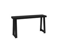 SucceBuy Table d'Appoint Rectangulaire en Bois Pour Couloir Chambre Salon Noir