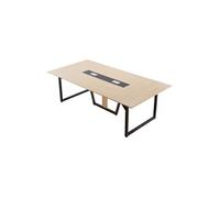 SucceBuy Table de Conférence Rectangulaire 240cm Capacité 68,04kg Pour 10 Personnes