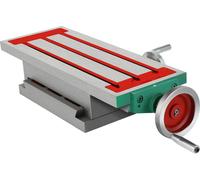 SucceBuy Table de fraisage 450×170 mm (17,7×6,7 pouces), table de travail à chariots croisés de 30 kg, fraiseuse en croix à 4 voies à 2 axes pour support de perçage et table de fraisage