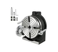 SucceBuy Table tournante 8", verticale et horizontale HV8 Précision pour fraiseuses et perceuses, lecture au vernier 3MT
