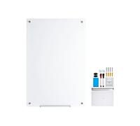 SucceBuy Tableau Magnétique Effaçable à Sec 120x80cm Pour Bureau Ecole Restaurant Domicile