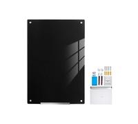 SucceBuy Tableau Magnétique Effaçable à Sec 90x60cm avec Plateau de Marqueurs Noir
