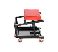 SucceBuy Tabouret d'Atelier 2 en 1 42x36x44cm Siège Pivotant 360°Capacité 136kg