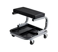 SucceBuy Tabouret d'Atelier 36x36x36cm Capacité 113kg Cadre Acier Siège Rembourré
