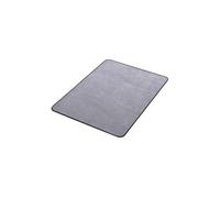 SucceBuy Tapis Chaise de Bureau 121,9x91,4cm Surface en Eelours Côtelé et PET Gris