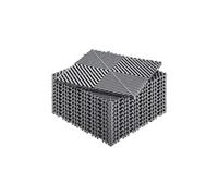 SucceBuy Tapis de Drainage en PP Antidérapant Gris 31x31cm Pour Garage Jardin Cuisine