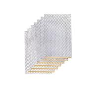 SucceBuy Tapis D'Isolation Phonique 0,2cm Structure à 3 Couches Argent Mousse