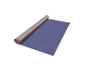SucceBuy Tapis Extérieur Intérieur 400x180 cm Bleu Foncé Polyester Antidérapant Imperméable