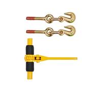 SucceBuy Tendeur à Cliquet Pour Chaîne D'Arrimage Lot de 4 0,63-0,8cm Capacité 1180kg