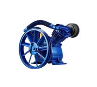 SucceBuy Tête de pompe de compresseur d'air, 5,5 CV 5.75CFM @ 90psi, double cylindre lubrifié à l'huile, fonte de type Dual Stage V, pression max. 185psi, remplacement de la tête de pompe à piston