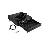 SucceBuy Tiroir Caisse Enregistreuse 41cm Manuel et Automatique Compartiments 5 Billets