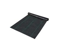 SucceBuy Toile de Paillage 91,4x1,83m 70g/m² Polypropylène Anti-UV Noir