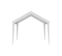 SucceBuy Toile de Rechange Carport 6,1x3m Imperméable Protégée Contre UV Double Revêtement