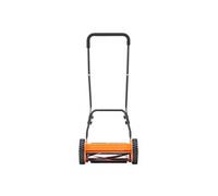 SucceBuy Tondeuse à Gazon Manuelle 122x54x22cm 5 Lames Acier Hauteur Réglable 1,5 à 4,5cm