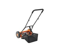 SucceBuy Tondeuse manuelle à cylindre avec largeur de coupe de 350 mm, 5 lames, 15-45 mm